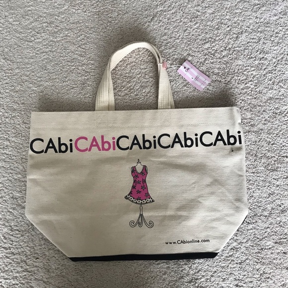 CAbi Handbags - CAbi NWT Canvas Tote Bag
